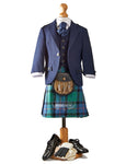Boys Tartan Kilt Outfit to Hire - Navy Argyll Jacket & Waistcoat