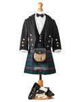Boys Tartan Kilt Outfit to Hire - Prince Charlie Jacket & 3 Button Waistcoat