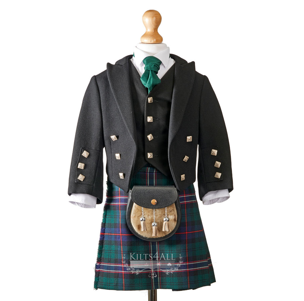 Boys Prince Charlie Jacket & 5 Button Waistcoat to Hire