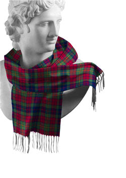 Irish Tartan Lambswool Scarf