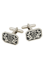 Rectangular Thistle Cufflinks