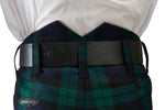 Mens Scottish Tartan Trews Outfit to Hire - Lightweight Navy Tweed Argyll Jacket & Waistcoat