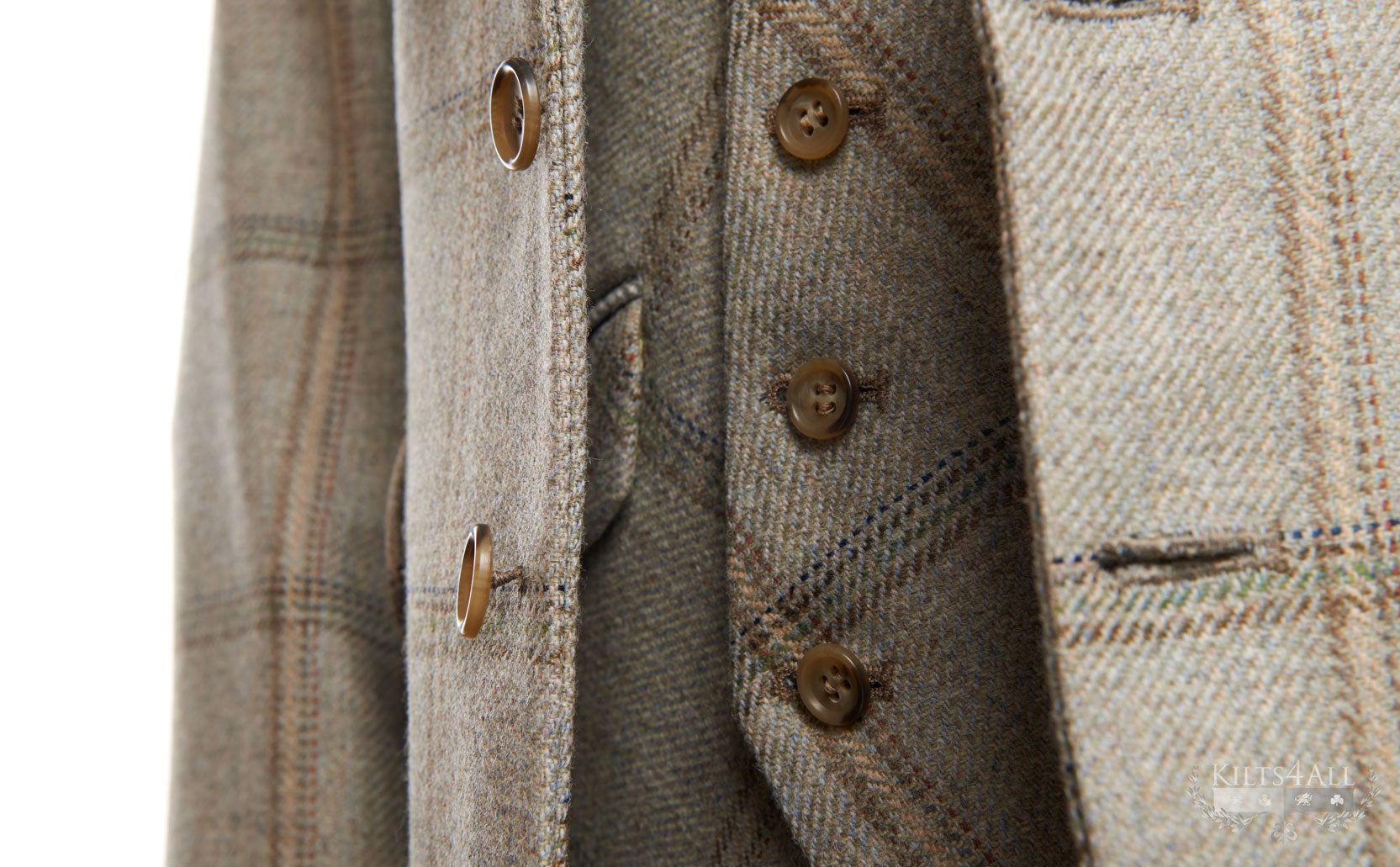 Mens Tweed Slim Fit Formal Business Suit Jacket Sold Separately | SIRRI