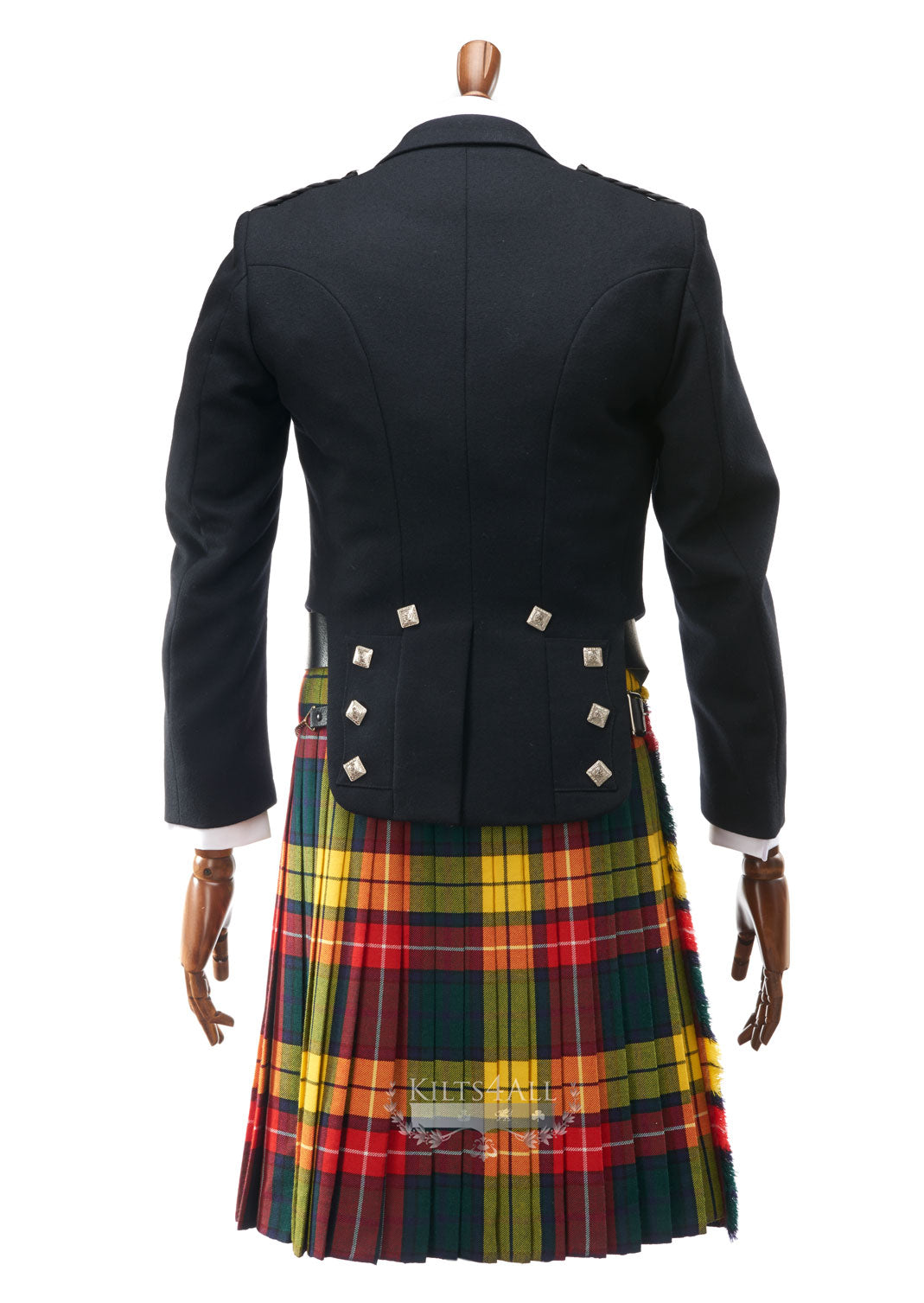 Mens Prince Charlie Jacket & 5 Button Waistcoat to Hire
