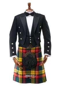 Mens Prince Charlie Jacket & 3 Button Waistcoat to Buy