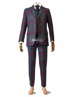 Mens 3-piece Tartan Suit