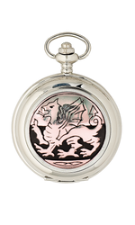 Welsh Dragon Quartz Pocket Watch