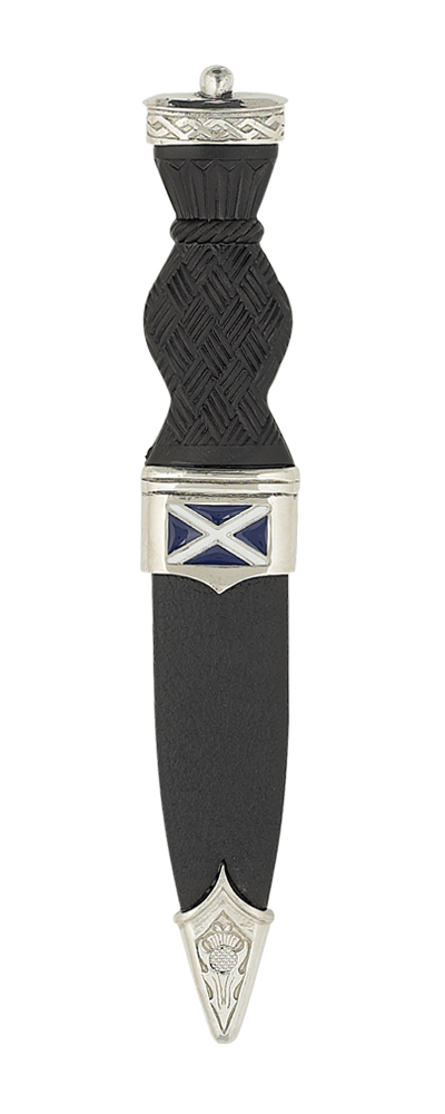 Saltire Sgian Dubh with Plain Top