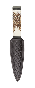 Scottish Staghorn Sgian Dubh With Blackwood