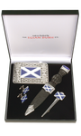 Saltire 4 Piece Gift Set With Stone Top