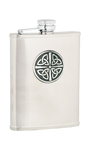 6oz Celtic Knot Stainless Steel Flask