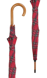 Royal Stewart Tartan Crook Umbrella