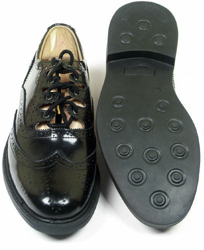 Leather Ghillie Brogues with Vibram Sole